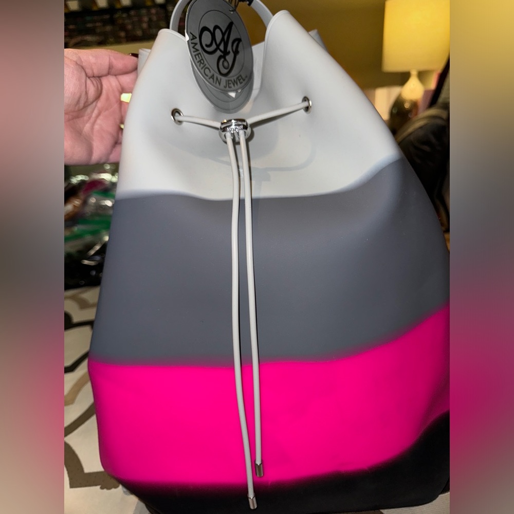 Tricolored Silicone Backpack - BRAND NEW WITH TAGS!  Great gift!